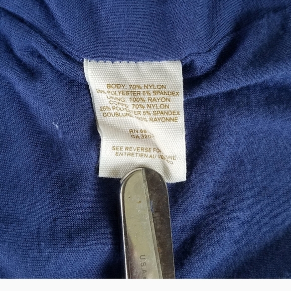 FREE PEOPLE LACE SCOOP NECK MINI BODYCON DRESS LINED BODY PUFFY ROUCHED SLEEVES - Picture 5 of 6